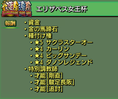 ダビマス 8月の凄馬ウィークの報酬詳細 ダービースタリオン マスターズ攻略プレイ日記